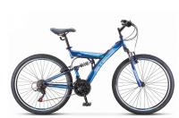 26" Stels 2021 Focus V 18sp  V030  18" Темно синий/Синий